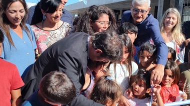 En Gesell, Andrea Cáceres inauguró una Casa de Infancias junto a Kicillof